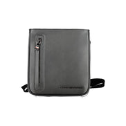 Borsa a tracolla da uomo Tommy Hilfiger in poliuretano nero