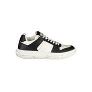 Tommy Hilfiger Black Leather Sneakers