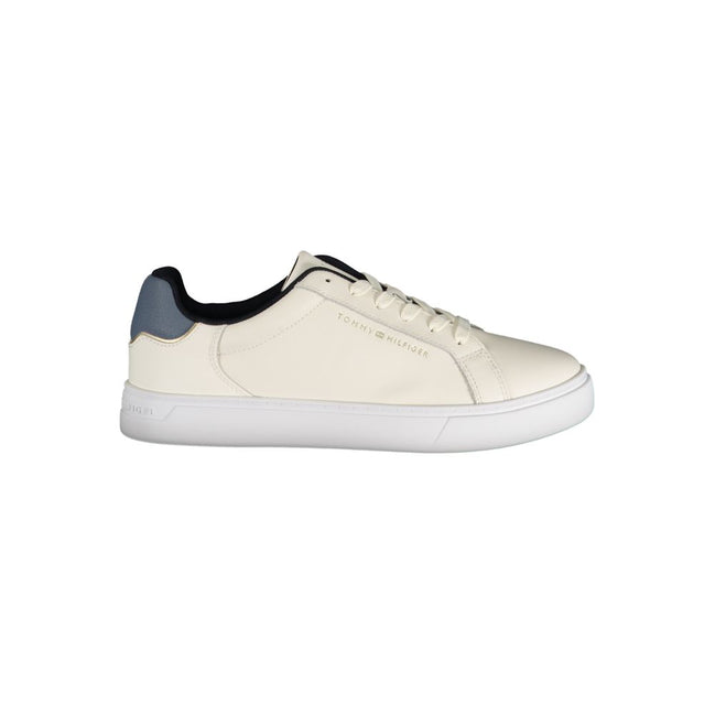Sneaker Tommy Hilfiger da donna in pelle beige