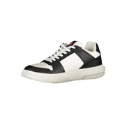 Tommy Hilfiger Black Leather Sneakers