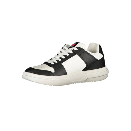 Tommy Hilfiger Black Leather Sneakers