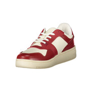 Tommy Hilfiger Red Leather Sneaker