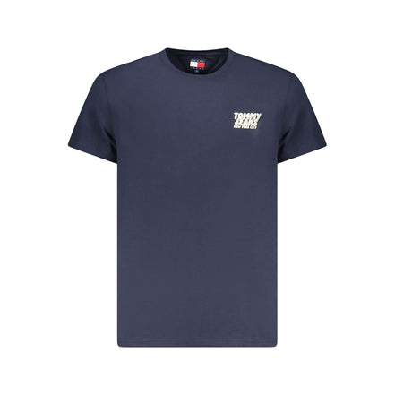 T-shirt da uomo Tommy Hilfiger in cotone blu
