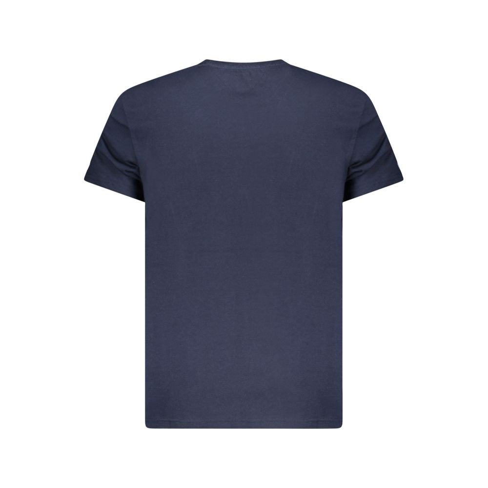 T-shirt da uomo Tommy Hilfiger in cotone blu