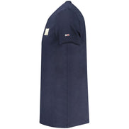 T-shirt da uomo Tommy Hilfiger in cotone blu