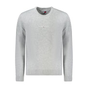 Maglione da uomo Tommy Hilfiger in poliestere grigio