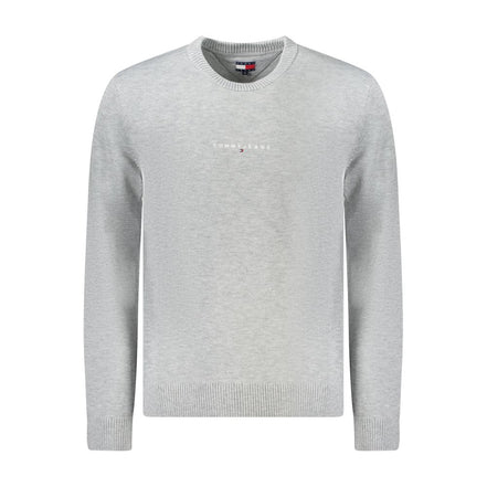 Maglione da uomo Tommy Hilfiger in poliestere grigio