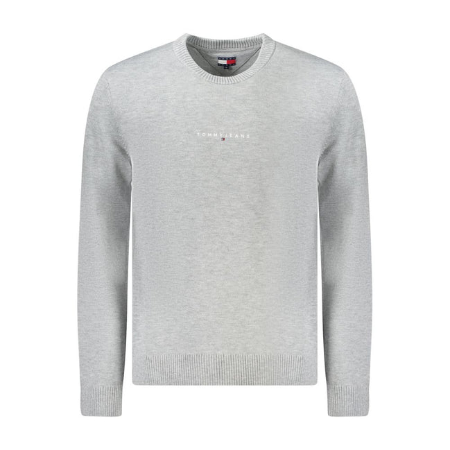 Maglione da uomo Tommy Hilfiger in poliestere grigio