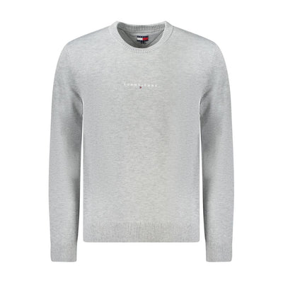 Maglione da uomo Tommy Hilfiger in poliestere grigio