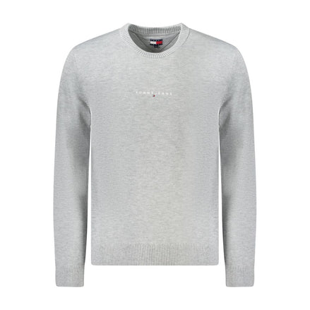 Maglione da uomo Tommy Hilfiger in poliestere grigio