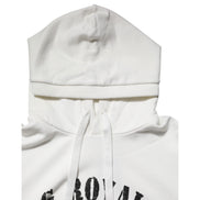 Sweat à capuche Dolce & Gabbana en coton blanc avec imprimé DG ROYAL