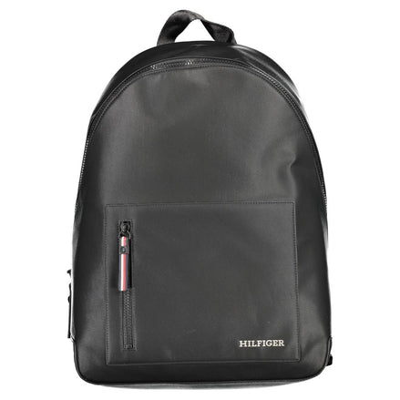 Zaino da uomo Tommy Hilfiger in poliuretano nero