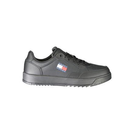Sneaker da uomo Tommy Hilfiger in poliuretano nero