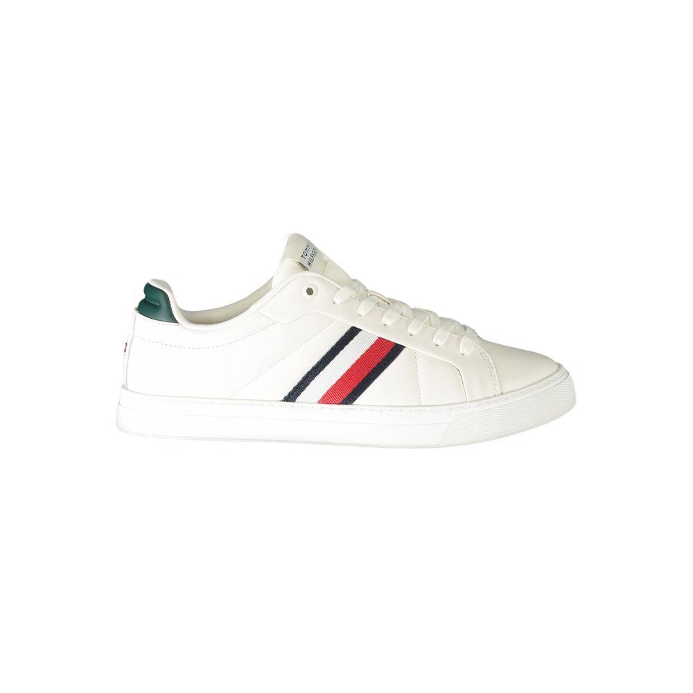 Sneaker Tommy Hilfiger da uomo in pelle bianca