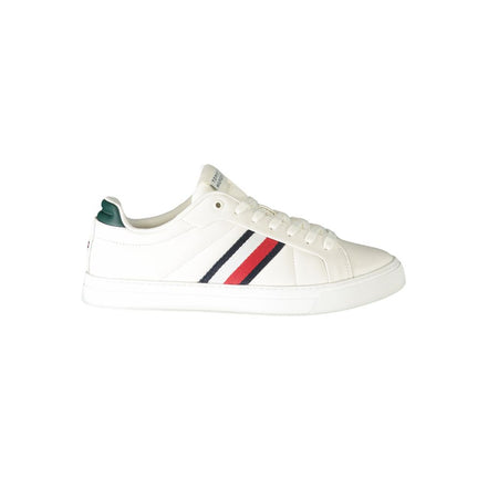Sneaker Tommy Hilfiger da uomo in pelle bianca