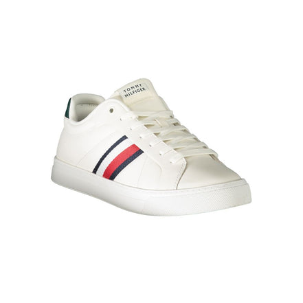Sneaker Tommy Hilfiger da uomo in pelle bianca