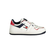 Baskets pour hommes Tommy Hilfiger en polyuréthane blanc