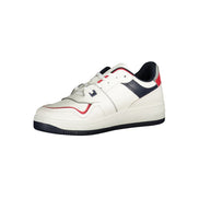Baskets pour hommes Tommy Hilfiger en polyuréthane blanc