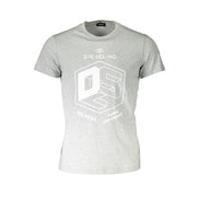 Diesel Grey Cotton T-Shirt