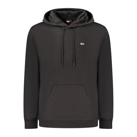 Felpa da Uomo in Cotone Nera Tommy Hilfiger