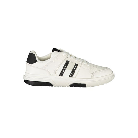 Baskets pour hommes Tommy Hilfiger en polyuréthane blanc