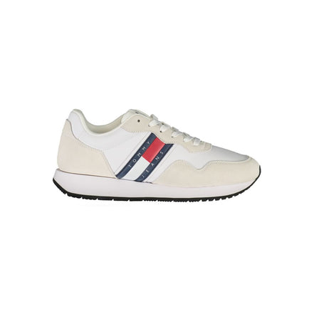 Sneaker da Uomo in Pelle Bianca Tommy Hilfiger