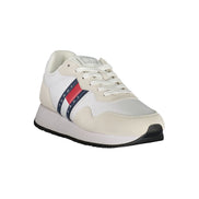 Sneaker da Uomo in Pelle Bianca Tommy Hilfiger