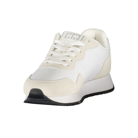 Sneaker da Uomo in Pelle Bianca Tommy Hilfiger