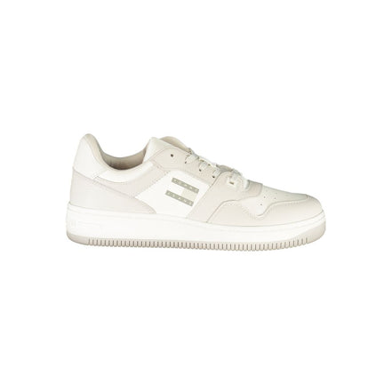 Baskets homme Tommy Hilfiger en polyuréthane blanc