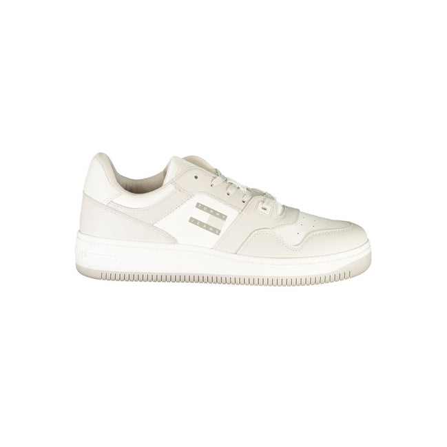 Baskets homme Tommy Hilfiger en polyuréthane blanc