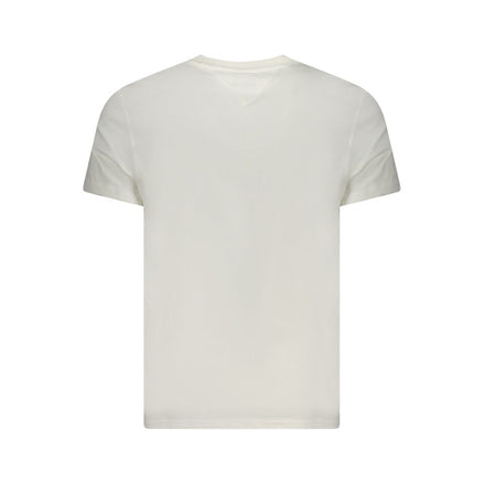 T-shirt da uomo Tommy Hilfiger in cotone bianco