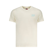 T-shirt da uomo Tommy Hilfiger in cotone beige