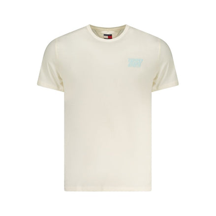 T-shirt da uomo Tommy Hilfiger in cotone beige