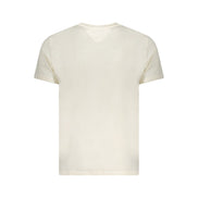 T-shirt da uomo Tommy Hilfiger in cotone beige