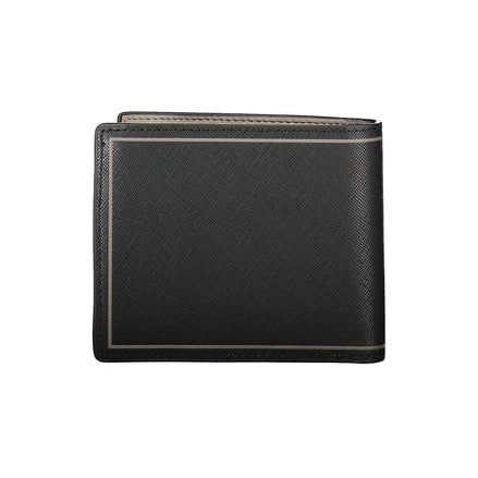 Portafoglio da uomo Tommy Hilfiger in pelle nero