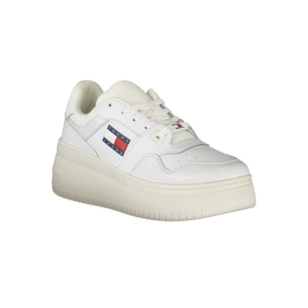 Baskets Tommy Hilfiger en cuir blanc pour femme