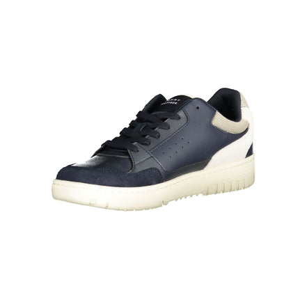 Baskets homme en polyuréthane bleu Tommy Hilfiger