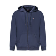 Tommy Hilfiger Blue Cotton Men's Hooded Sweatshirt