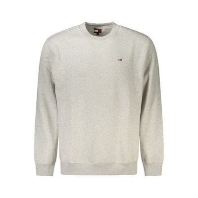 Felpa Tommy Hilfiger Grigia in Cotone da Uomo