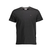 Tommy Hilfiger Black Organic Cotton Men T-Shirt