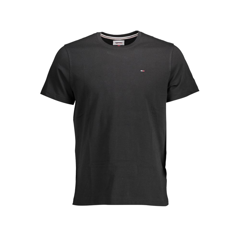 Tommy Hilfiger Black Organic Cotton Men T-Shirt