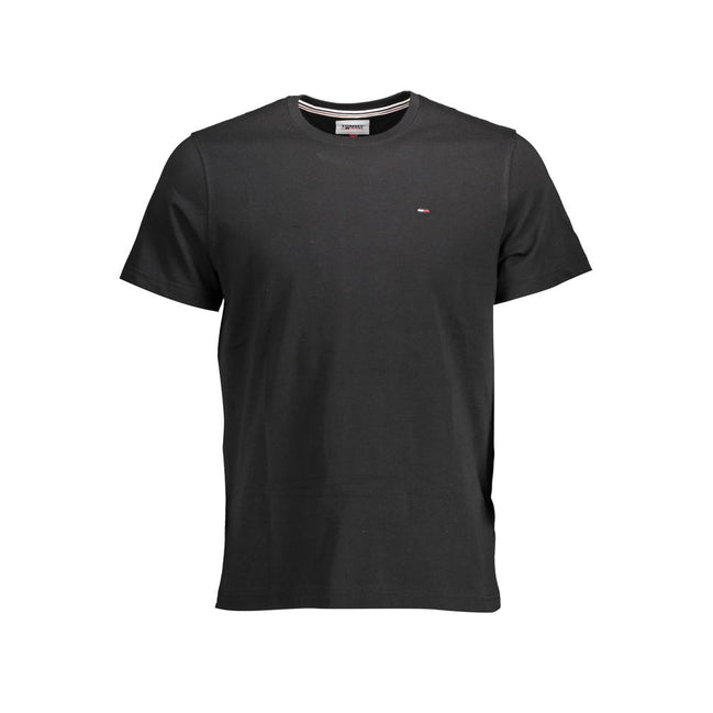 Tommy Hilfiger Black Organic Cotton Men T-Shirt