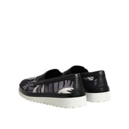 Scarpe da uomo sneakers slip-on nere Tropical Dolce & Gabbana