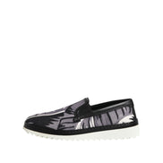 Scarpe da uomo sneakers slip-on nere Tropical Dolce & Gabbana