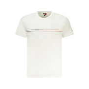 T-shirt en coton blanc pour homme Tommy Hilfiger