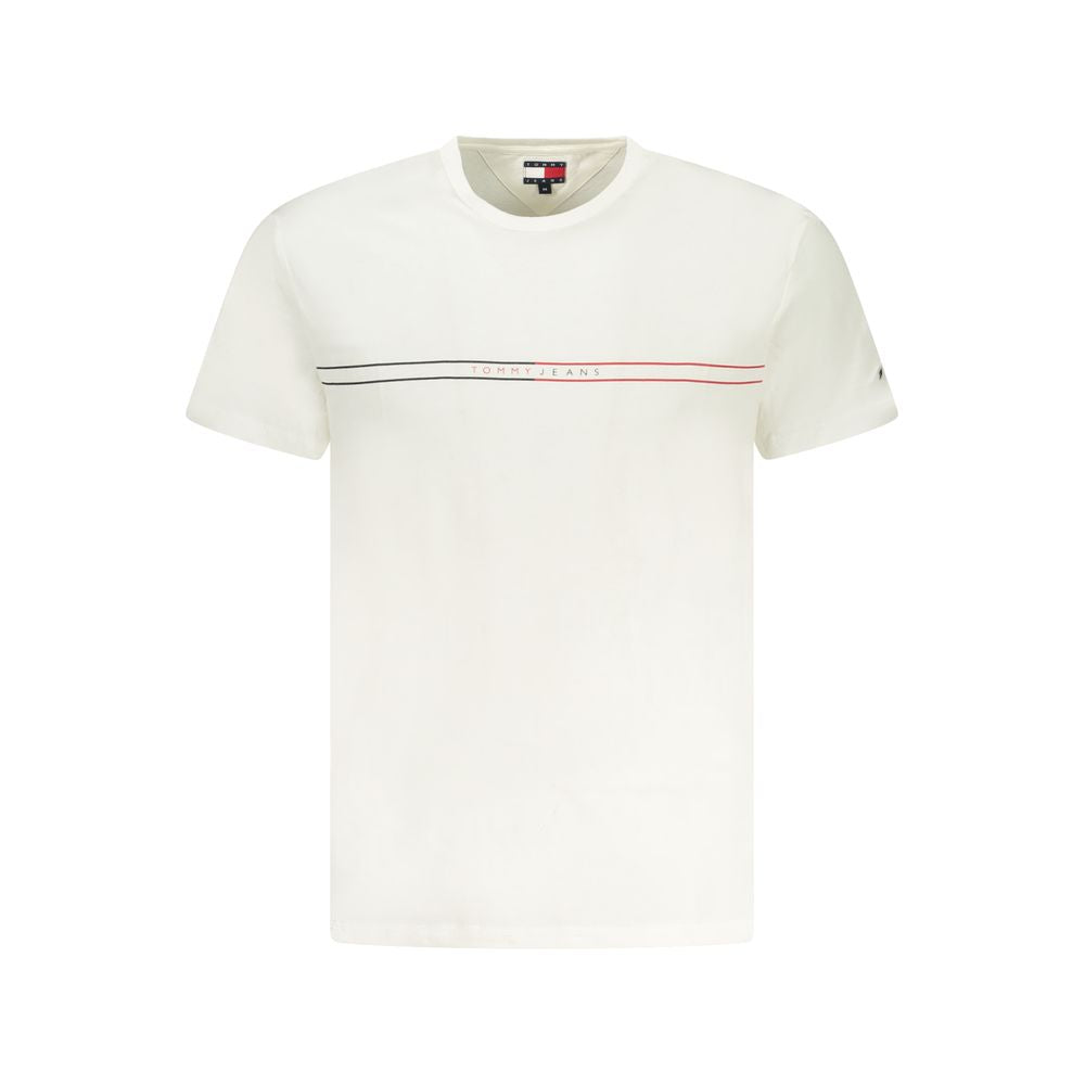 T-shirt en coton blanc pour homme Tommy Hilfiger