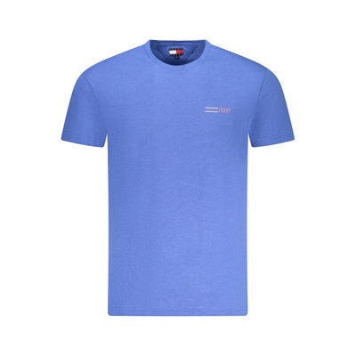 T-shirt da uomo Tommy Hilfiger in cotone blu