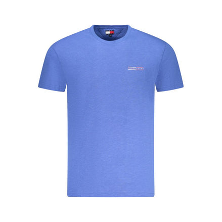 T-shirt da uomo Tommy Hilfiger in cotone blu