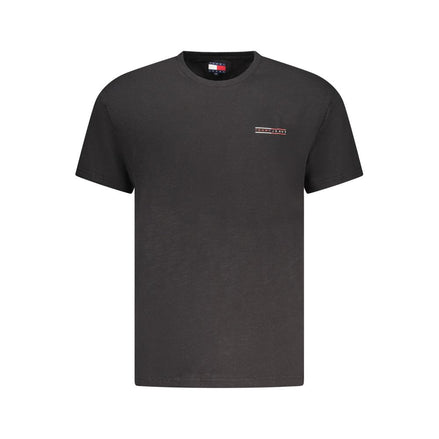 T-shirt Tommy Hilfiger da uomo in cotone nero