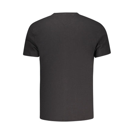 T-shirt Tommy Hilfiger da uomo in cotone nero